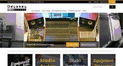 Desktop Screenshot of odysseyprosound.com